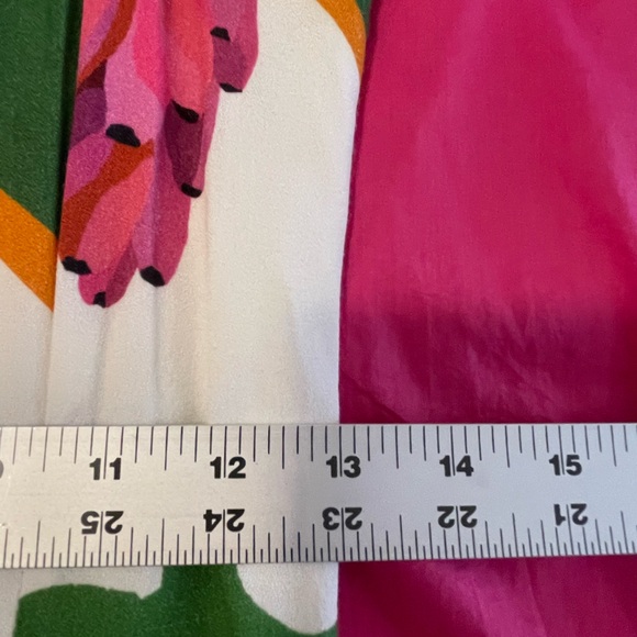 Farm Rio Tropical Print Midi Dress with Tie Shoulder Vacation Resort Bold - Picture 16 of 16